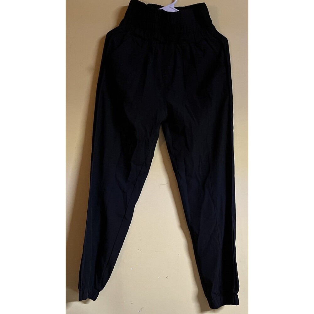 Loveriche New Pull On Black Jogger Pants Women's Size Small Elastic High Waist